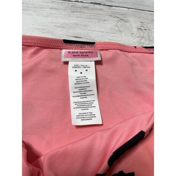 Kate Spade New York PINK Printed Tie-String Bikini Swim Bottom - Picture 5 of 7